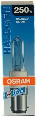OSRAM Halolux Ceram 250W Dimmable Halogen Lamp (64479 Small) b15D, Eec: G - Image 1 of 2