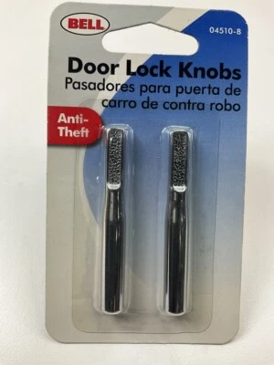 Bell 04510-8 perilla de cerradura de puerta antirrobo cromada Foto 1 de 4