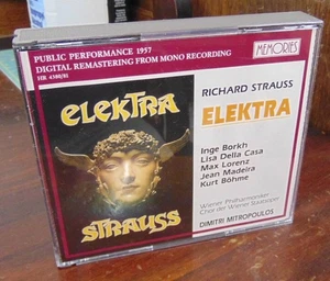 STRAUSS: Elektra - Borkh, Della Casa, et al., Mitropoulos '57 / NM 2CD set - Picture 1 of 4