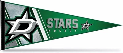 Dallas Stars Soft Felt Pennant, Primary Design, 12x30 Inch, Easy To Hang Foto 1 de 4