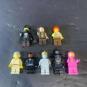 Authentic LEGO Minifigure Lot of 8 Miscellaneous Figures Star Wars Ninjago - Picture 1 of 5