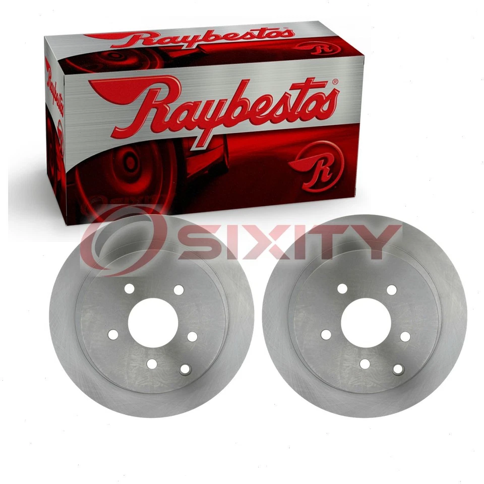 2 rotores de freno de disco trasero Raybestos R-Line para Nissan Murano qs 2003-2023 Foto 1 de 4