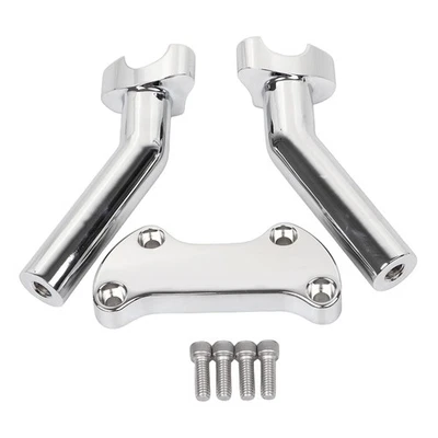 6.5" Handlebar Riser Top Clamp For Harley Dyna Softail Sportster 883 1200 Custom Foto 1 de 4