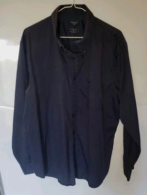 Navy Blue Dockers dress shirt size XL 100% Cotton - Image 1 of 4