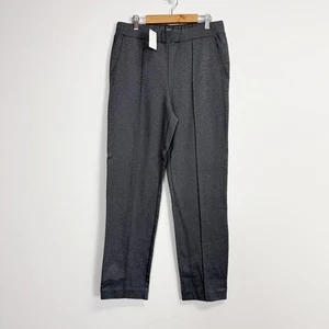 J Crew Pants Womens Small Gray Straight Leg Stretch PullOn Pintuck Sweatpant NWT - Picture 1 of 10