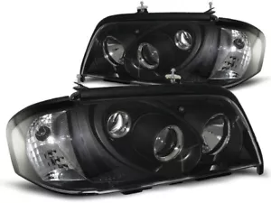 Headlights for Mercedes W202 C-Class 1993-996 1997 1998 1999 2000 VR-1361 Black - Foto 1 di 1