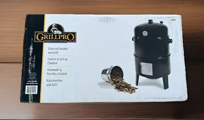 GrillPro Deluxe Charcoal Smoker & Grill 31816 16" Smoker New NIB Unused Sealed - Image 1 of 4