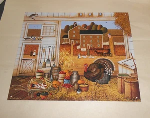 Wall Tin - 1981 Charles Wysocki Folk Art 10.5"x12.5" - Picture 1 of 4