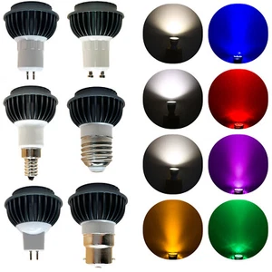 10W Dimmable LED COB Spotlight Bulb GU10 MR16 110V 220V 12V 24V Grey Lamp RP7190 - Picture 1 of 21