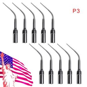 5-10 pcs Dental Ultrasonic Perio Scaler Tips Scaling tip fit EMS Woodpecker P3 - Picture 1 of 3
