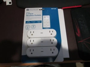 Utilitech Indoor 3-Piece Indoor Wireless Outlets with Remote Control #5071935 - Picture 1 of 5