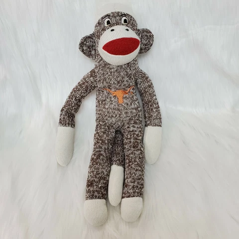 17" Jenkins Sock Monkey Plush Toy University of Texas Longhorns Stuffed Toy B225 Cover