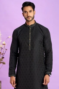 Traditionelles Kurta Payjama-Kleid für Herren Hochzeit Bollywood Partykleidung aus Indien - Bild 1 von 4