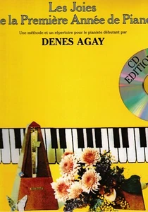 Denes Agay : Les Joies De La Première Année De Piano - Recueil + CD - Afbeelding 1 van 1