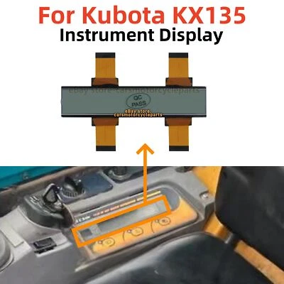 LCD Display For KUBOTA KX135 Mini Excavator Instrument Screen Repair Parts NEU - Bild 1 von 4
