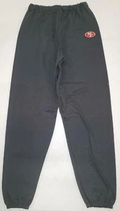 20406 Hombres NFL SAN FRANCISCO 49ERS Camiseta Larga Larga Pantalones de Sudadera Nuevos NEGROS - Imagen 1 de 1
