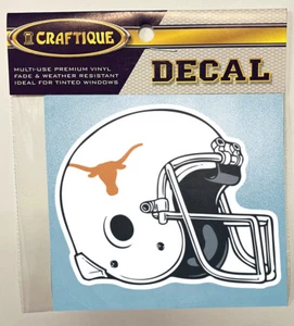 University of Texas LONGHORNS FOOTBALL HELMET Vinyl Decal Sticker - Picture 1 of 1