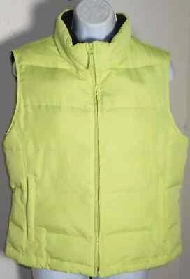 Chaleco acolchado forrado de vellón verde lima Athletic Works talla M Foto 1 de 2