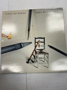 PAUL MCCARTNEY PIPES OF PEACE VINYL LP COLUMBIA RECORD LABEL 1983 Vg+ - Picture 1 of 2