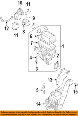 Medidor de flujo de aire de inyección de combustible usado se adapta a: Kia Borrego 2009 3,3 grado A Foto 1 de 2