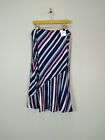 M&S Collection Ladies Skirt Size UK 12 Eur 40 Ivory Mix  Blue And Pink With Tags