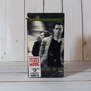 Eraser VHS Tape 1996 Action / Thriller  Arnold Schwarzenegger Vanessa Williams - Picture 1 of 9