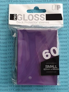 Ultra Pro Sleeves - Solid Purple - SMALL (60) Gloss Deck Protectors (82971) - Picture 1 of 3