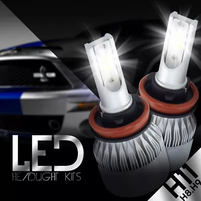 H11 6000K 2018 388W LED Headlight Kit Low Beam Bulbs High Power 6th Gen Bright - Image 1 of 4