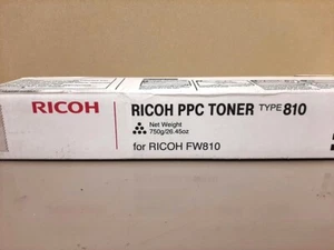 Ricoh PPC Toner Type 810 for Ricoh FW810 BRAND NEW in ORIGINAL BOX - Picture 1 of 2