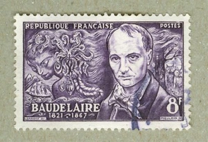 FRANCESE AFFRANCATURA - BAUDELAIRE 1821-1867 FRANCIA 1951 - Foto 1 di 1