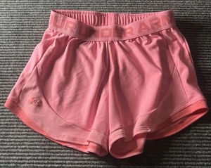 Pantalones Cortos Under Armour Para Mujer Play Up UA XS Rosa Deporte Gimnasio Velocidad Bolsillo Pull On - Imagen 1 de 7