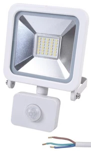 PRO ELEC - Lampu Banjir LED dengan PIR, 20W, 1600lm, 6000K, Putih, IP44 - Picture 1 of 3