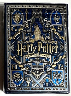 Harry Potter Blue Ravenclaw Theory11 Playing Cards NEW SEALED - Image 1 of 4