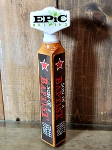 Bier Zapfhahn Griff 11,5" hoch Epic Brewing Son Of A Baptist - Bild 1 von 7