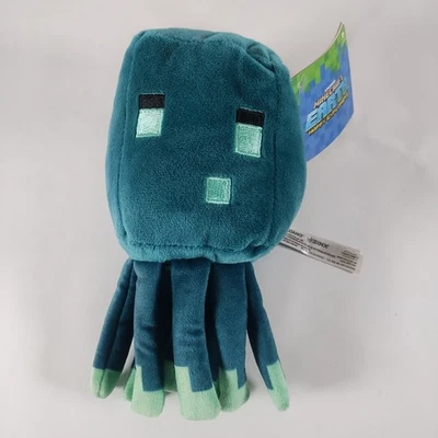Glow Squid Minecraft Plush 8" Stuffed Animal Soft Toy 2020 Tag Happy Explorers - Image 1 of 4