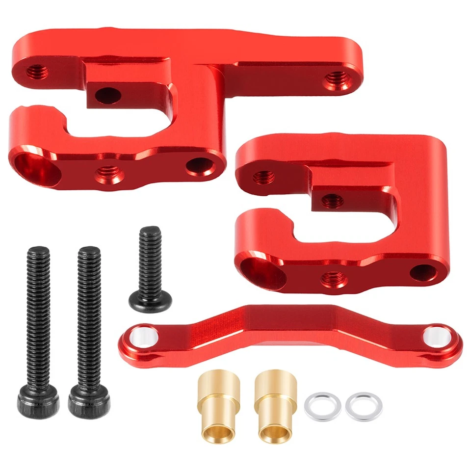 Aluminum 7075 Steering Set for RC Arrma 1/18 Granite GROM MEGA Monster Truck Car - Image 1 of 1