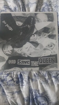 Mint condition Sex Pistols 12" Single. ( With Tea Towel ) - Image 1 of 4