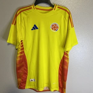 Kolumbien Herren Gr. L 2024 Adidas Home Fußball Shirt Fußball Trikot Aeroready Slim - Bild 1 von 14