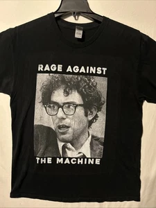 Young Bernie Sanders Rage Against The Machine T Shirt Black Size Large - Picture 1 of 11