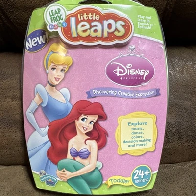 Leap Frog Baby Little Leaps Disney Princess Interactive Learning Disc 24+ mn New - Image 1 of 2