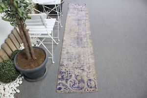 Tapis Oushak, tapis coureur de 1,6x8,5 pieds, tapis cool, tapis vintage,...