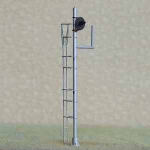 1 x HO scale model railroad 3 colors searchlight signal with doll arm metal #DR1 - Picture 1 of 5
