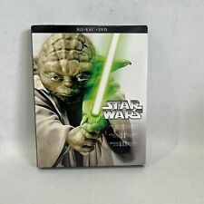Star Wars Prequel Trilogy (Blu-ray + DVD Disc, 2013, 6-Disc Set, Canadian)