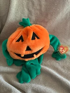 Ty Beanie Buddy Pumkin’ The Pumpkin – neu mit Etikett nicht mehr produziert - Bild 1 von 1