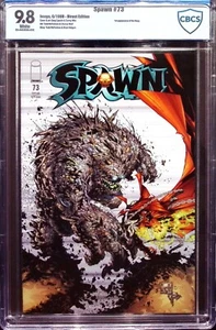 Spawn #73 1998 CBCS 9.8 Direct Edition! 1st App. Of The Heap! - Picture 1 of 2
