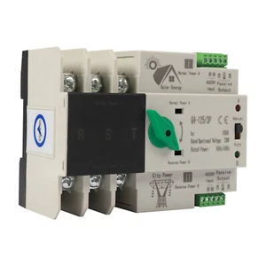 Fuente de alimentación doble Interruptor de transferencia automática Power Changeover Switch 3P AC 400V - Imagen 1 de 14
