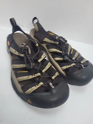 Sandalias Keen Newport H2 para mujer 8 impermeables senderismo/zapatos deportivos negros/verdes Foto 1 de 4