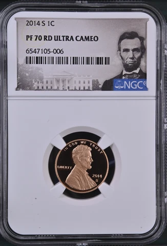 2014-S 1C LINCOLN SHIELD CENT NGC PF 70 RD ULTRA CAMEO TOP-POP HIGHEST-GRADES Cover