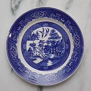 Homer Laughlin Blue Willow 9.25" Dinner Plate USA e54n6 - Picture 1 of 3