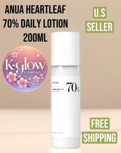 Anua Heartleaf 70% Daily Lotion (200ml) Authentic & Trusted U.S. Seller - Bild 1 von 1